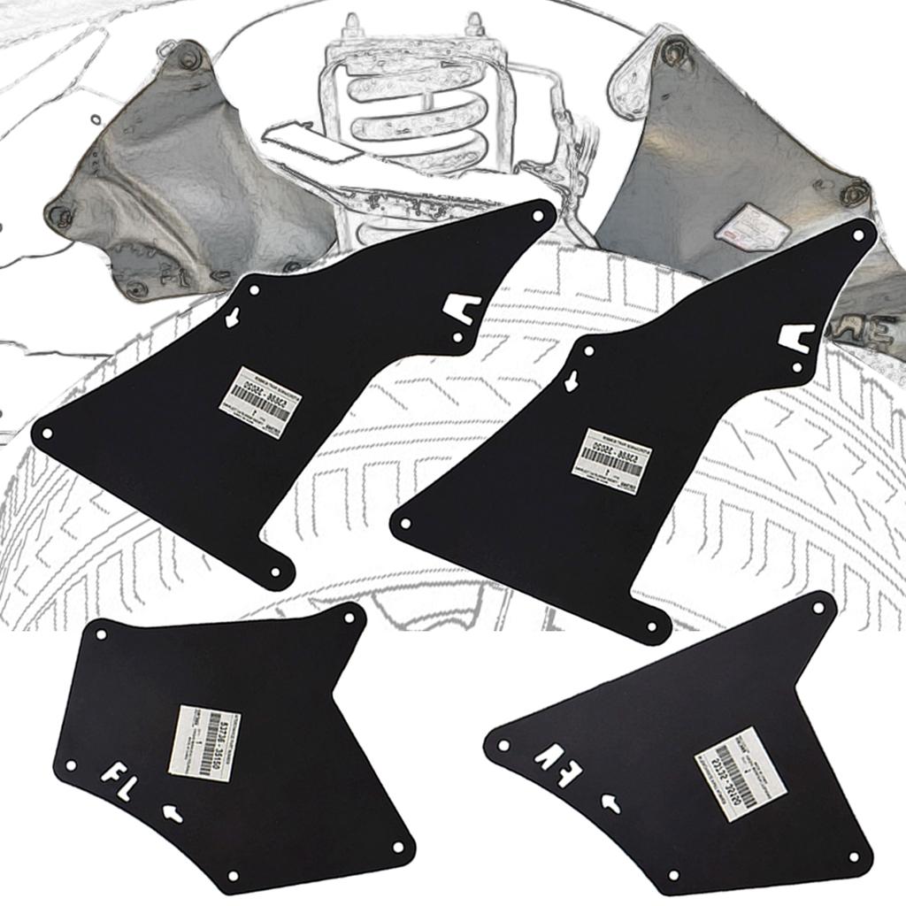 Lapače nečistôt pre Toyota Land Cruiser Prado 03-20 Lamely blatníkov Ochranné kryty blatníkov Tesnenie štítu 5388635020 5373535150