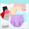 Comfortable High Waist Cotton Plus Size Women's Underwear With Sculpting Breathable Fabric