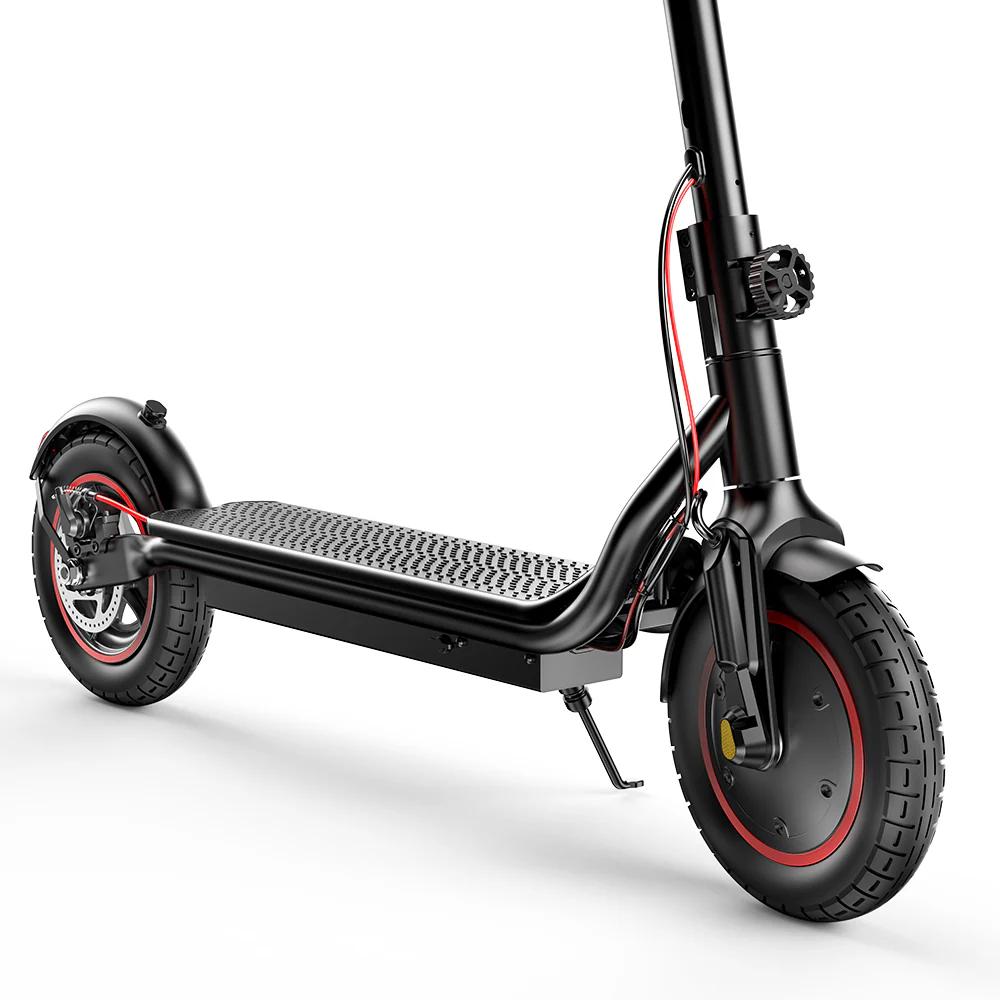 iScooter W6 10-inch Electric Scooter, 500W Front Drive, 25-30km Range, Air-Filled Tires, Rear Disc Brake, App Support for Urban Commute