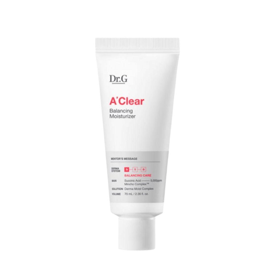 Dr.G AC Clear Balancing Moisturizer Day Cream Oil Control Hydrating Facial Cream 70ml