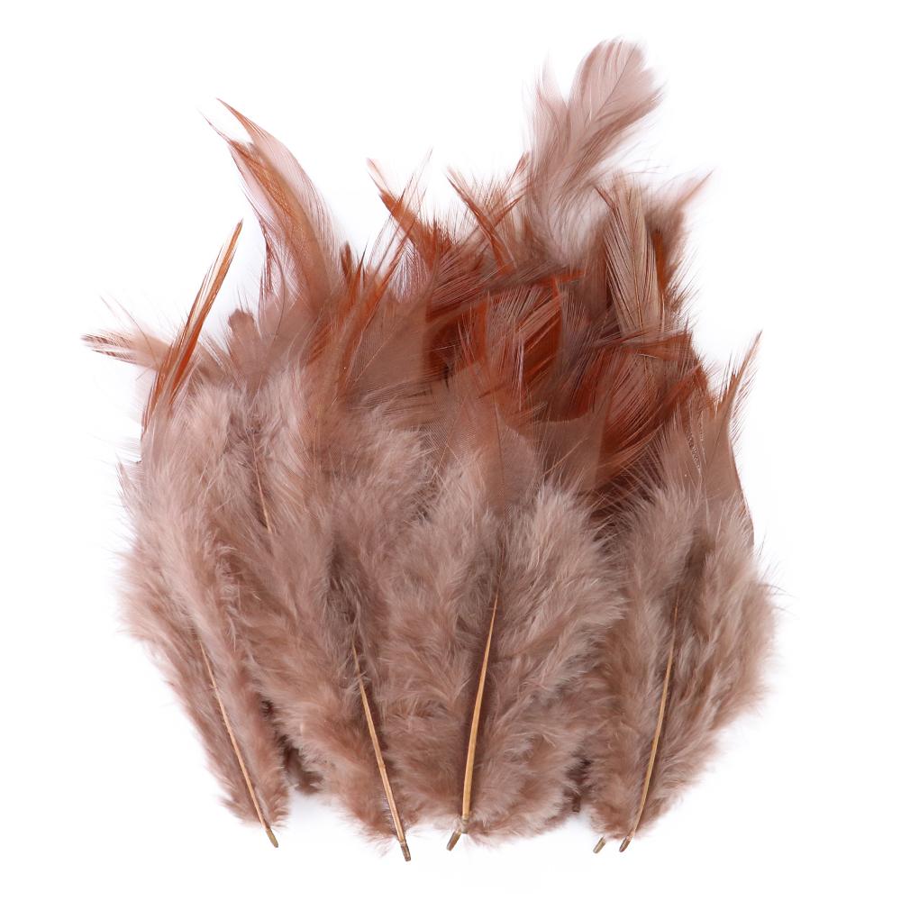 10-15cm Purple Chicken feather Natural Rooster feathers Fly-tying Material Cock Plumas for craft Dream Catcher Jewelry Decor