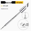 C470 Universal 500W Soldering Iron with High-Quality Heating Core, Blade & Horseshoe Tips for Large Solder Joints