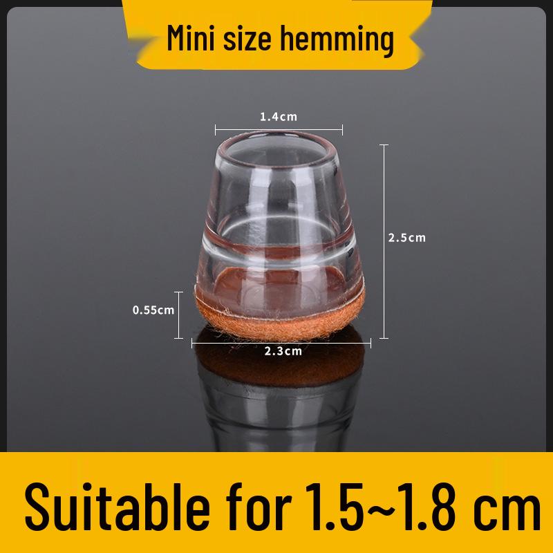 Durable Silicone Non-Slip Chair Leg Covers with Noise Reduction & Thickened Edge