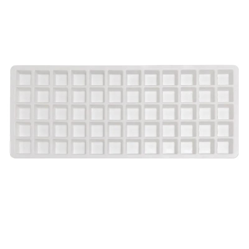 

Легко извлекаемые формы для льда с контейнером Силиконовый формочка для льда для морозилки 60 шт. Формы для льда для виски, коктейлей, чая, кофе белый