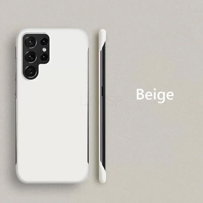 Frameless Slim Skin Matte Hard Back Cover Case For Samsung Galaxy S23 FE S24 FE Ultra S21 FE S22 Plus G ShockProof Fundas Coque