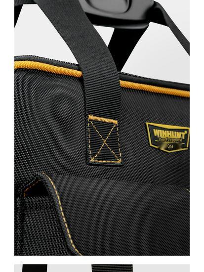 Large Portable Electrician Tool Bag - Thick, Multifunctional Canvas Storage