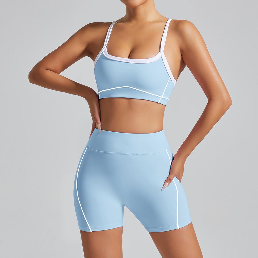 Abstract Sportswear Set For Women With Quick Dry Fabric Perfect For Running And Fitness Activities