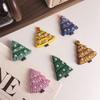 Cartoon Simulated Christmas Tree Fridge Magnets 3D Soft Rubber Refrigerator Magnets Magnetic Sticker Home Decoration