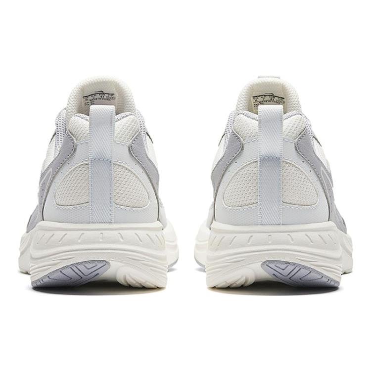 New Anta Anti Slip Wear Resistant Low Top Retro Running Shoes Men's Gray White 912345595-1