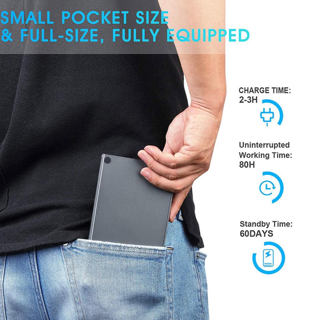 Foldable BluetoothCompatible Keyboard Portable Wireless Keyboard Rechargeable UltraSlim Folding Keyboards