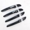 For Hyundai Tucson 2015 2016~ Glossy Black ABS Door Handle Cover car door handle protector trim Overlay Molding Garnish
