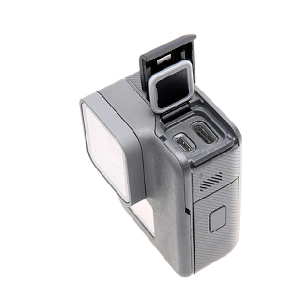 Replacement Side Door for 8 Black Battery Cover Removable Type-C USB Charging Port Adapter Repair Parts