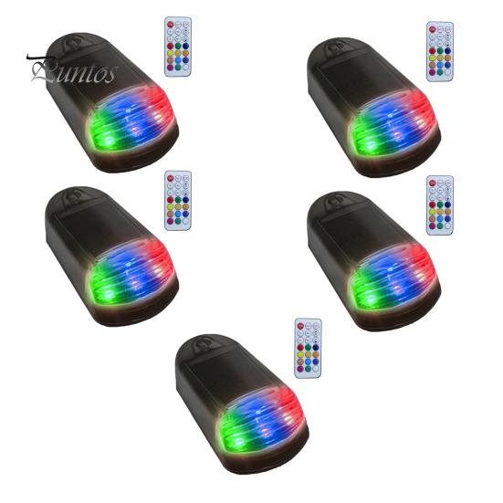 

Солнечные лампы для кабины грузовика Беспроводные солнечные светодиодные лампы Всепогодные 7 цветов Управление через приложение Солнечные лампы на крыше для грузовиков чёрный