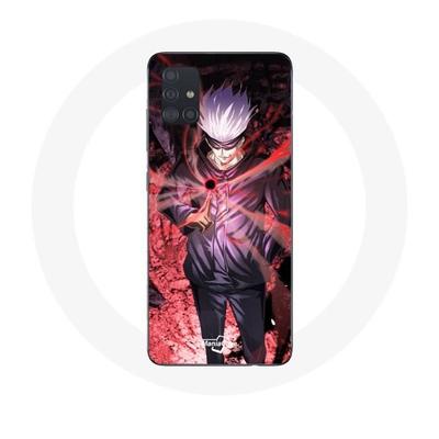 Etui na Samsung Galaxy A71 Satoru Gojo Jujutsu Kaisen Sztuka mangi