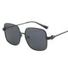 Hip Hop Style Sunglasses Man Woman Square Shape Metal Frame Sunglasses Women UV400 Protection Male Female Sun Glasses
