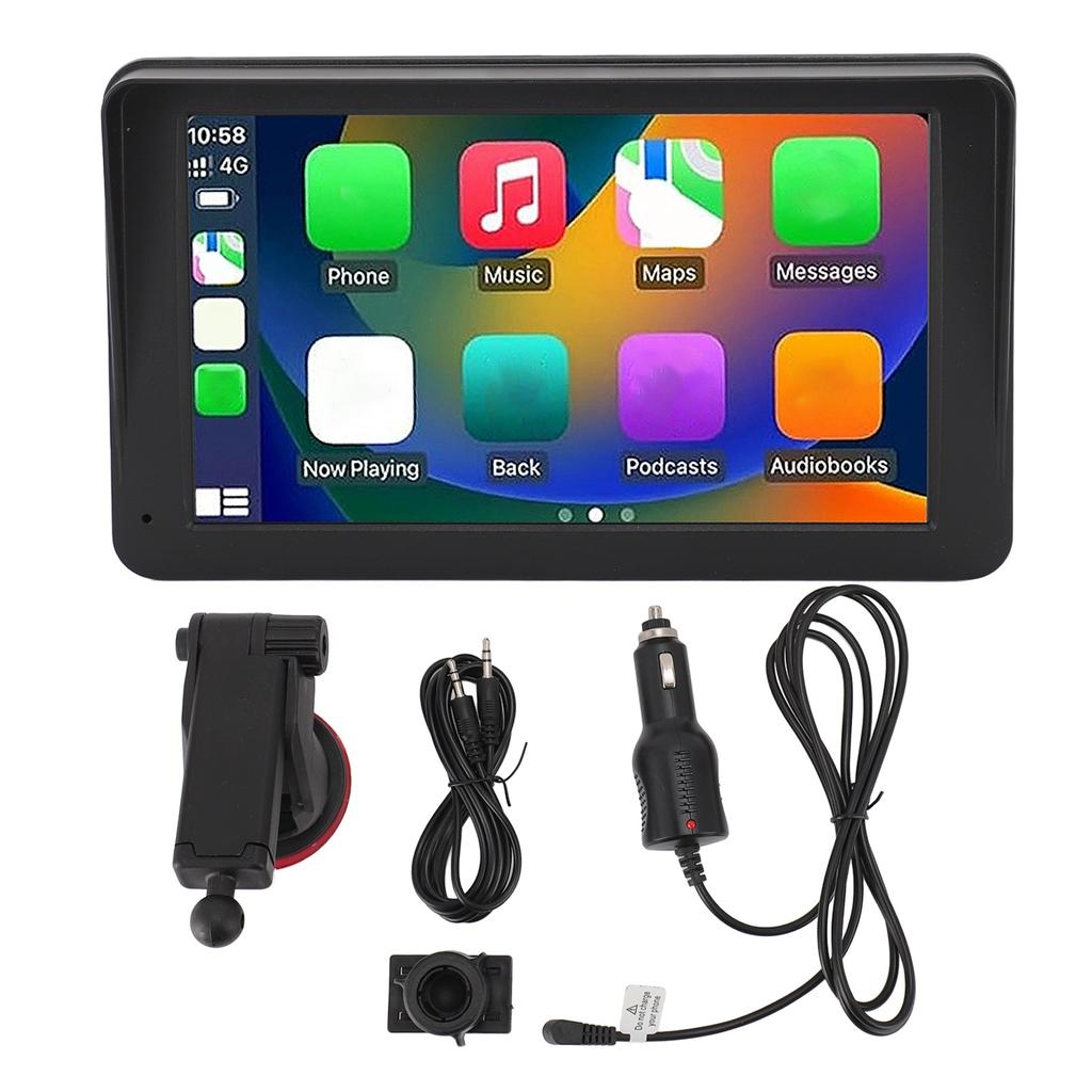 Tragbares Autoradio 7 Zoll HD Doppel-DIN Touchscreen Automatischer Multimedia-Player mit Mirror Link