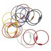 2Pcs Steel Wire Spray Painted Keyring Ring For DIY Bracelet Jewelry Making Craft Accessories