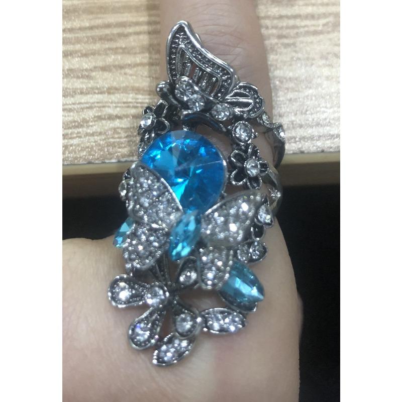 

Accessory Style Couple Ring Gold-Plated Flower Set Ring no. 10