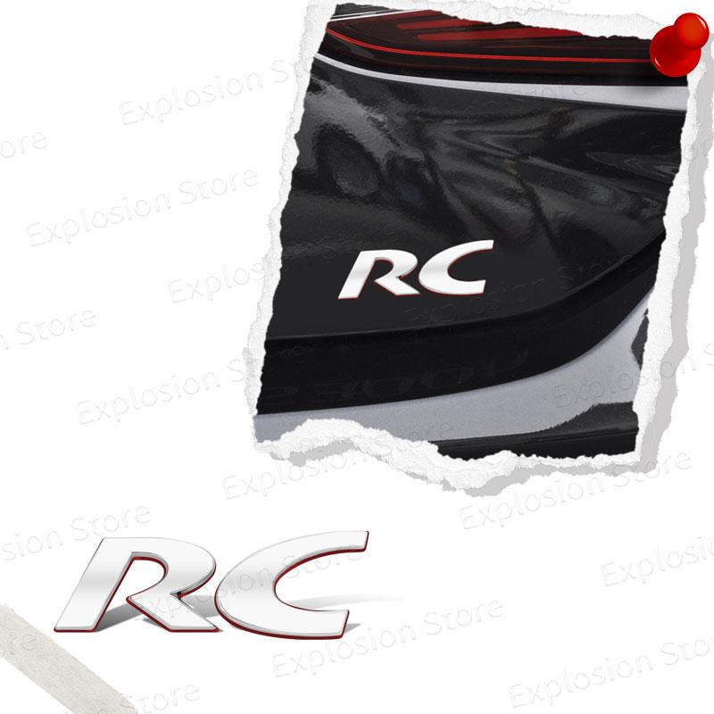 3D Metal Car Decor RC Emblem Rear Trunk Badge Fender Sticker Body Decals For RC Sport 301 308 307 208 5008 107 206 207