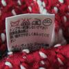 Very Good LOUIS VUITTON Scarf Echarpe Logomania Mix Red white wool Women M70424 Used