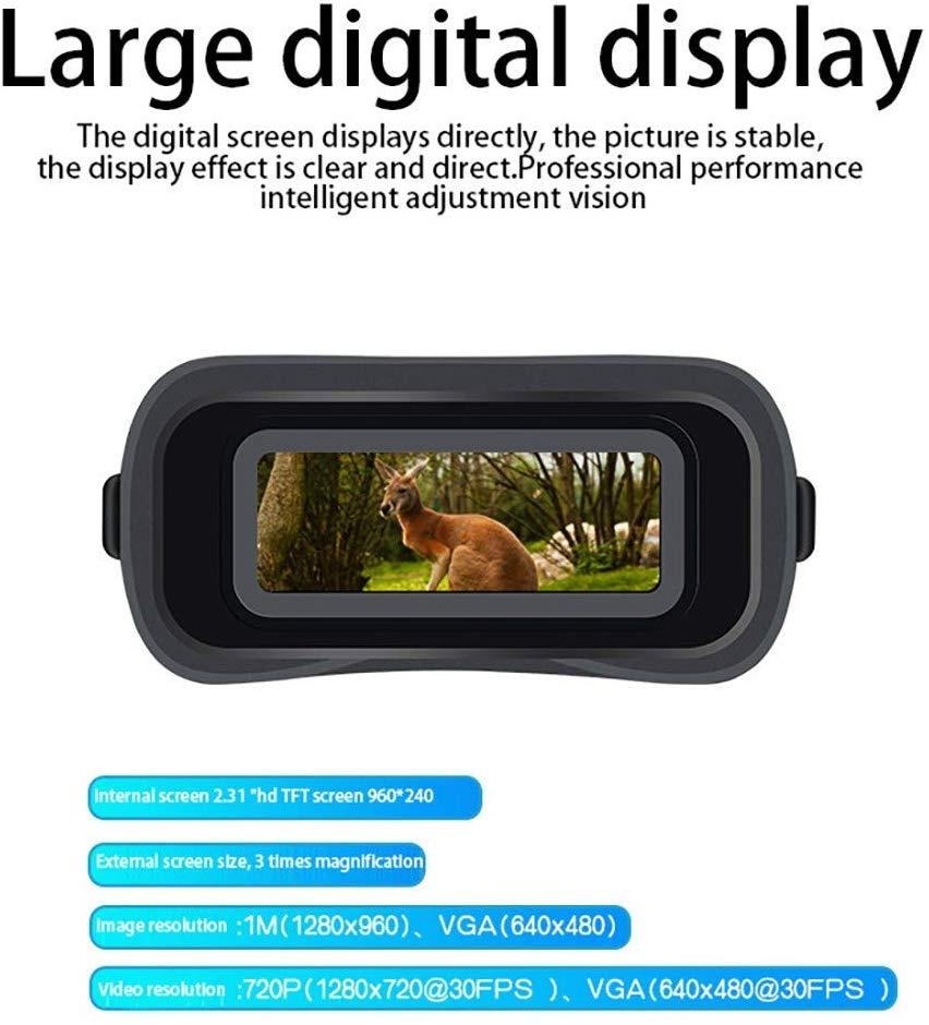 Night Vision Telescope Digital Binoculars Infrared Night Market Glasses Non-Thermal Imager Large Screen Infrared Night Vision Hunting Binocula
