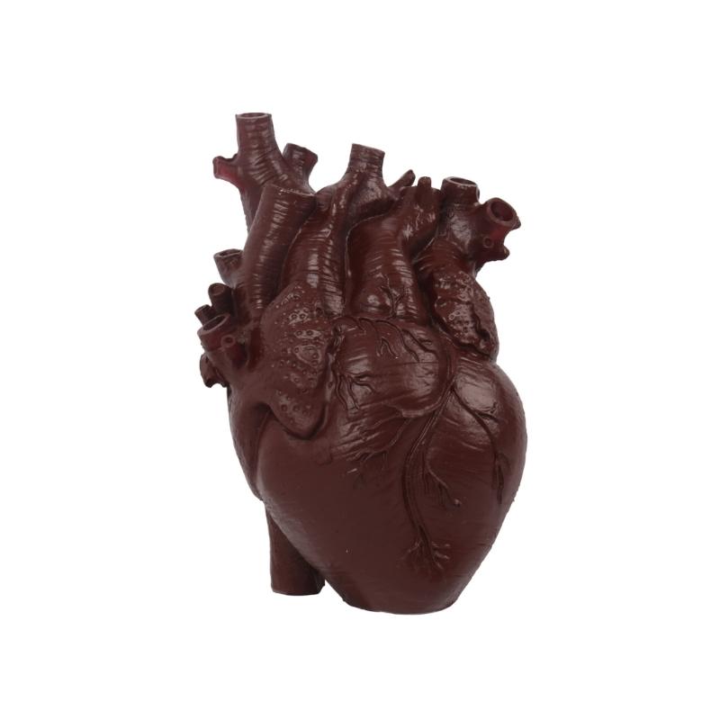 Realistic Heart Sculpture Home Office Desk Ornaments Heart Figurine Creative Resin Heart Statue Miniature Heart Figurine
