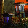 Solar Mosquito Killing Lamp Lawn Lamp Bug Zapper Utomhus insekt Fly Zapper Electric Shock Mosquito