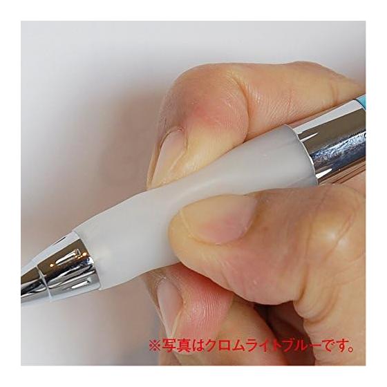 Mitsubishi Pencil Uni Alpha Gel Mechanical Pencil, Medium-Firm, 0.5mm, Chrome Green (M5618GG1PC.6) - Ergonomic Gel Grip for Comfortable Writing,