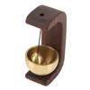 2pcs Self-Adhesive Wooden Doorbell C-Shape Design Hanging Door Bell  For Home Garden