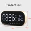 S2 Alarm Clock Audio Wireless Bluetooth Subwoofer New Creative Bedside Speaker Stereo