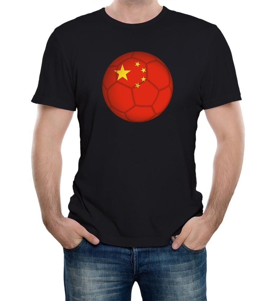 

Мужская футболка болельщика футбола Китая Чемпионат мира Евро Кубок Америки Страна XL