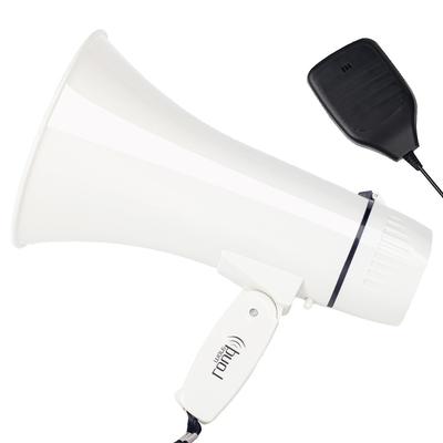 30W Hochleistungs-Megafon 240s Aufnahme Megafon mit Sirene Abnehmbares Tragbares Mikrofon USB-Anschluss Lautsprecher Sportplatz