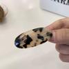 French Style Hair Clip For Women Retro Simple Oval Acetic Acid Barrettes Elegant Girls Hair Clip Exquisite Hair Accessories
