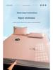 A-Class High-End Embroidered Summer Mat Set: Ice-Cool, Modern Minimalist, Solid Color, Fitted Sheet Style.