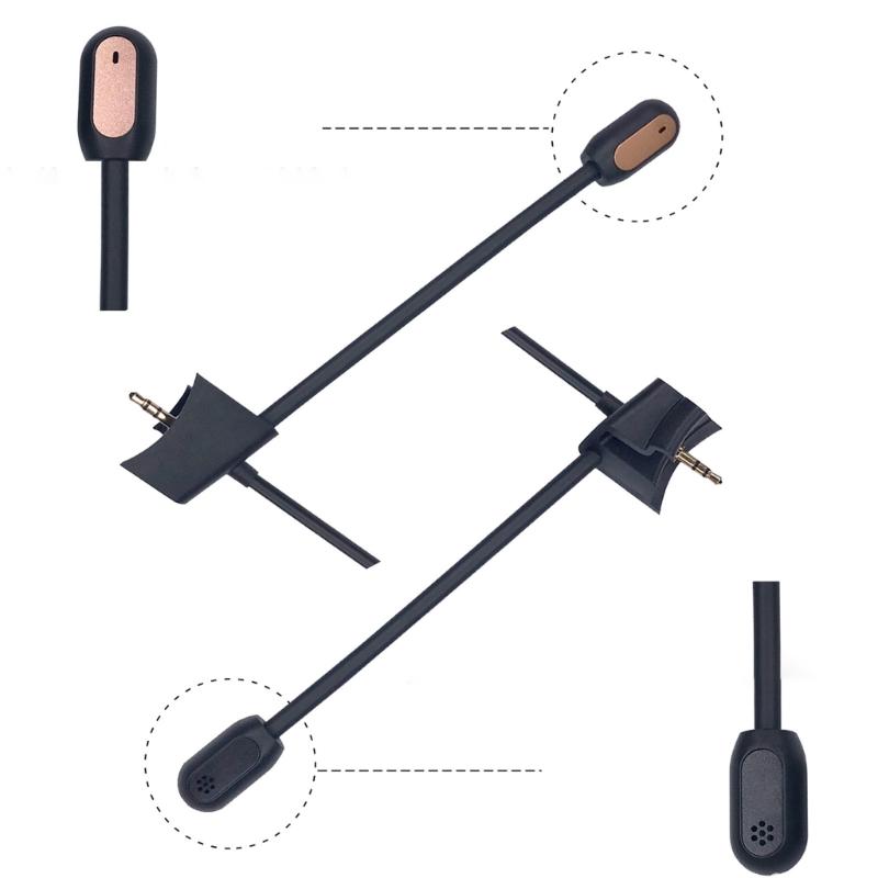 Detachable Boom Mic with Inline Mute Enhances Gaming for QC35 II & QC35 Headphones Repalcement Microphone Cable