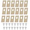 Lawn Mower Blades Stainless Steel Replacement Cutting Blade 7x10.8mm Center Holes Suitable for Dreame Lawnmower Accessories