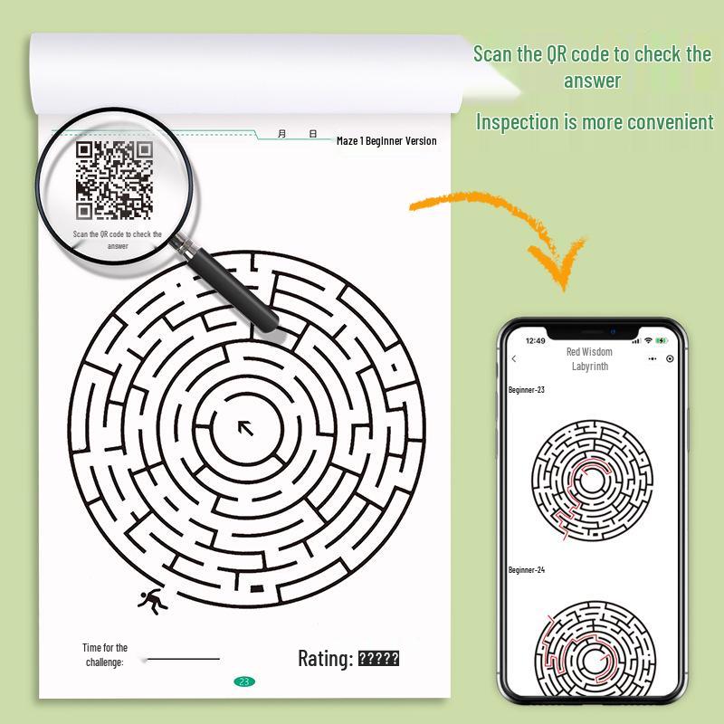 Kids' Focus and Thinking Development Puzzle Book: Maze, Attention Games, and Sudoku for Primary Students