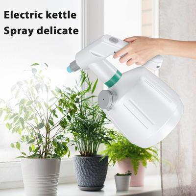Kabelloses elektrisches Sprühgerät 2L Wiederaufladbare Sprühflasche Tragbar Leicht Gartenarbeit Sprinklerflasche zum Reinigen Gießen Desinfizieren