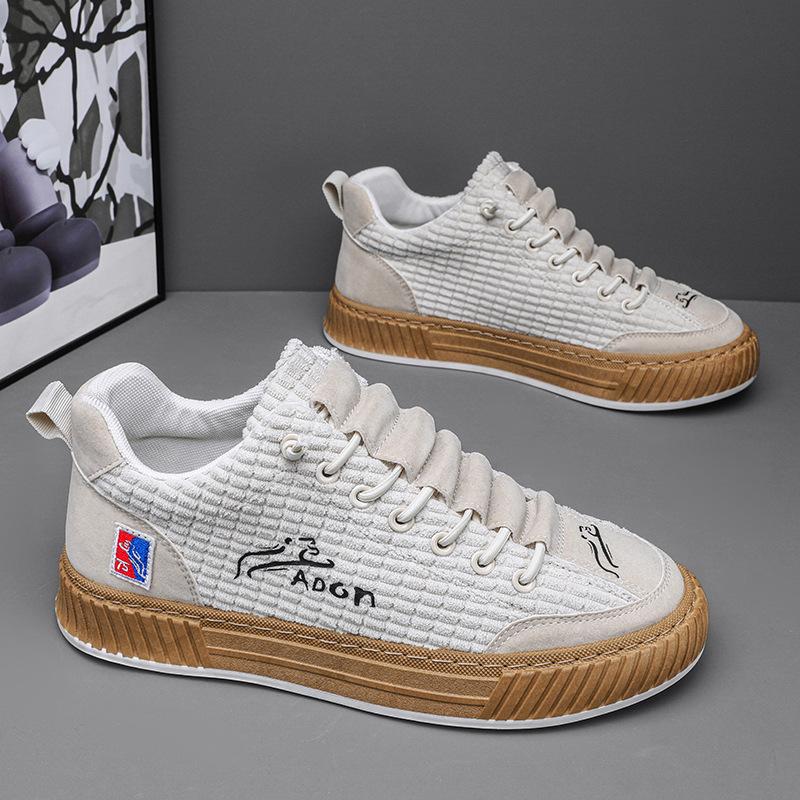 Мужская обувь Вельветовая тканевая обувь Спортивная обувь для доски Старая пекинская — фото 5