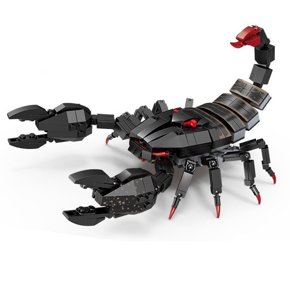 MOC Bionic Animal Figures Centipede Scorpion Spider Trilobites Building Blocks Model Set Educational Learning Toy for Kids