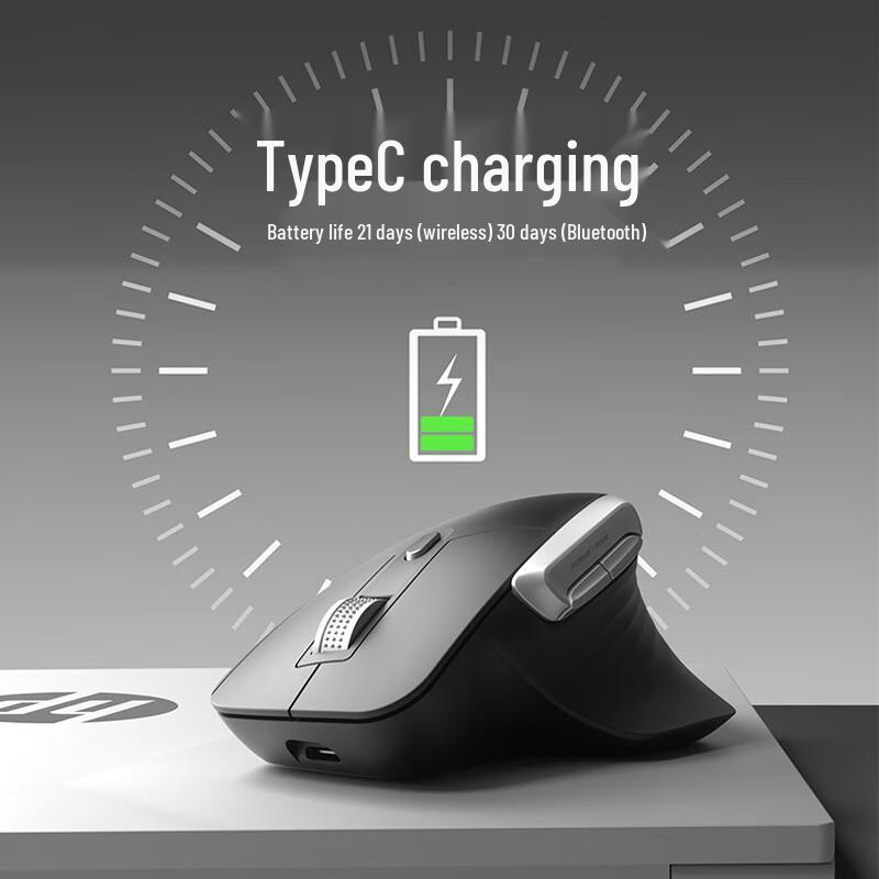 HP Professor 1 Ergonomic Triple-Mode Wireless Mouse