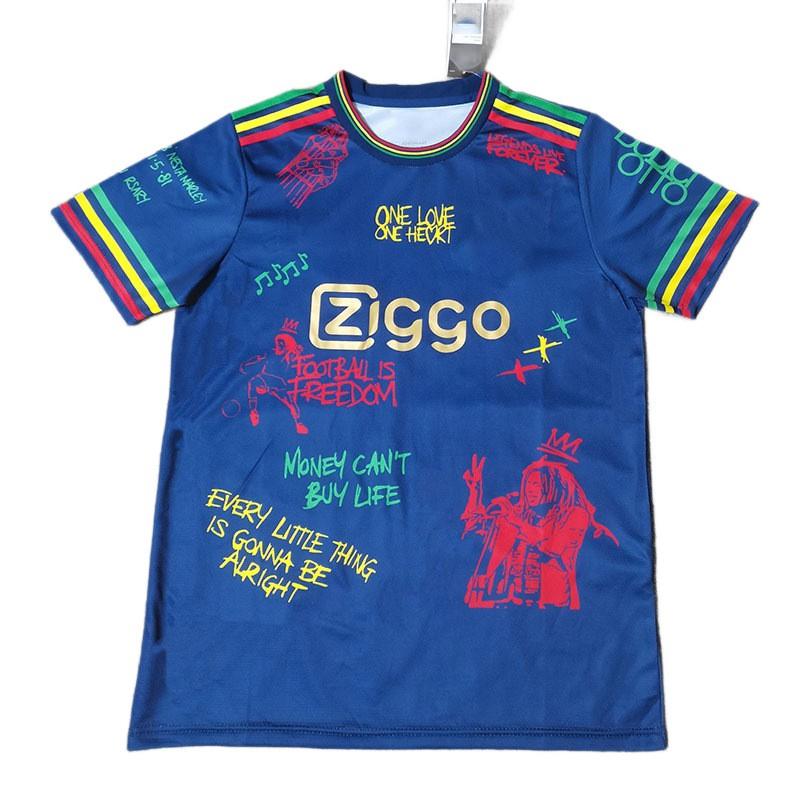 Ajax Gedenk-Fan Edition Kurzarm Fußballtrikot Herren Bambusfaser Fußballuniform Herbst