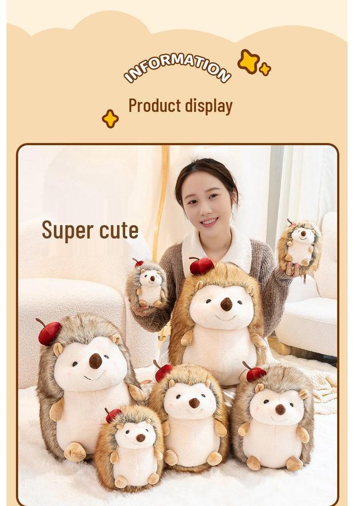 Adorable Little Tuan Tuan Hedgehog Plush Toy Pillow