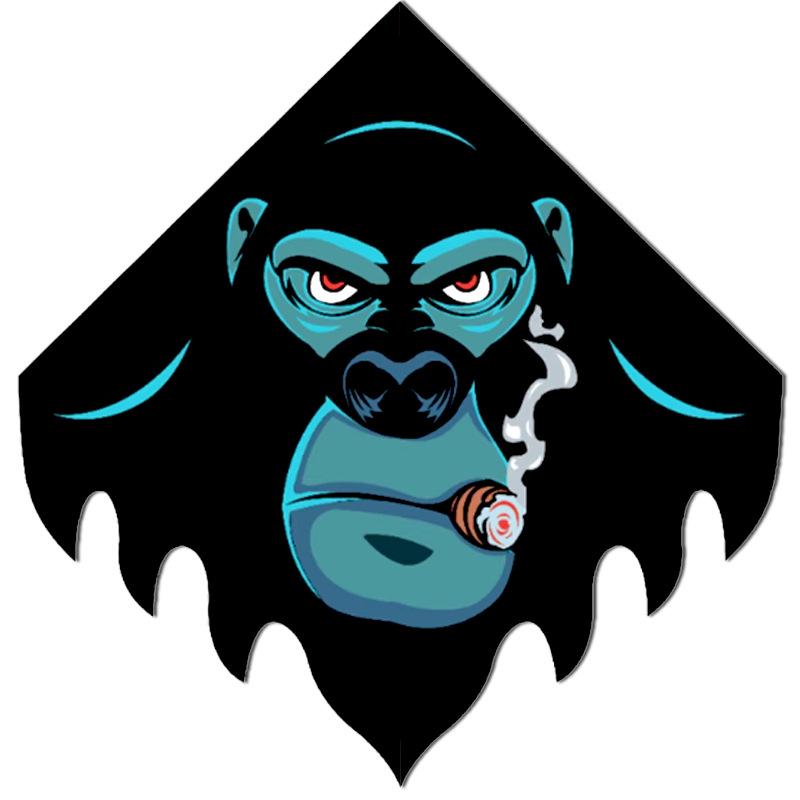 Weifang Large Triangle Gorilla Kite for Adults 2m Gorilla Kite (Kite Only)