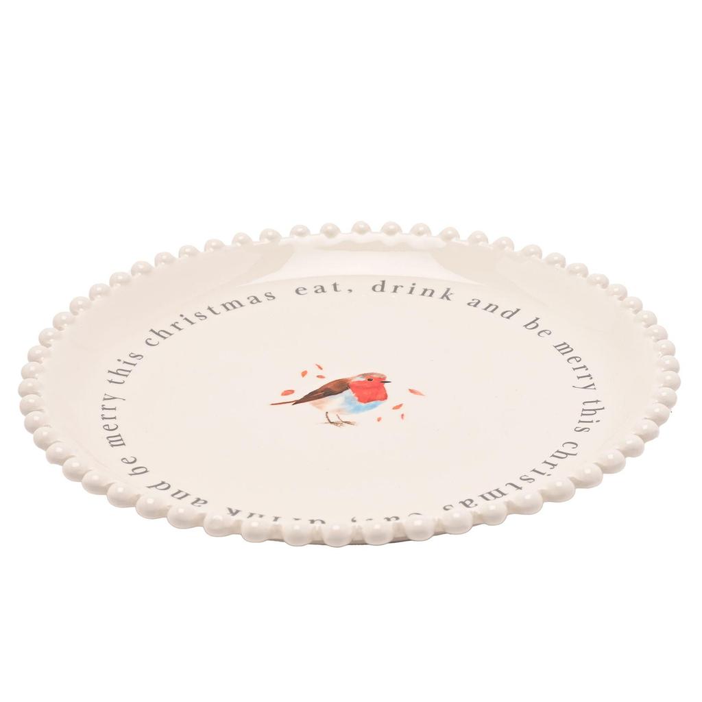 Robin Plate - Eat Drink & Be Merry