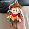 New Potdemiel Woody Plush Keychain Toy Story 5 Soft Plush Doll Bag Pendant Decoration Authentic Licensed Graduation Gift