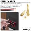 Banánky pozlacené 24karátovým zlatem pro audio, konektory pro reproduktorové kabely 12AWG až 18AWG, sada 12 kusů, se šroubovákem