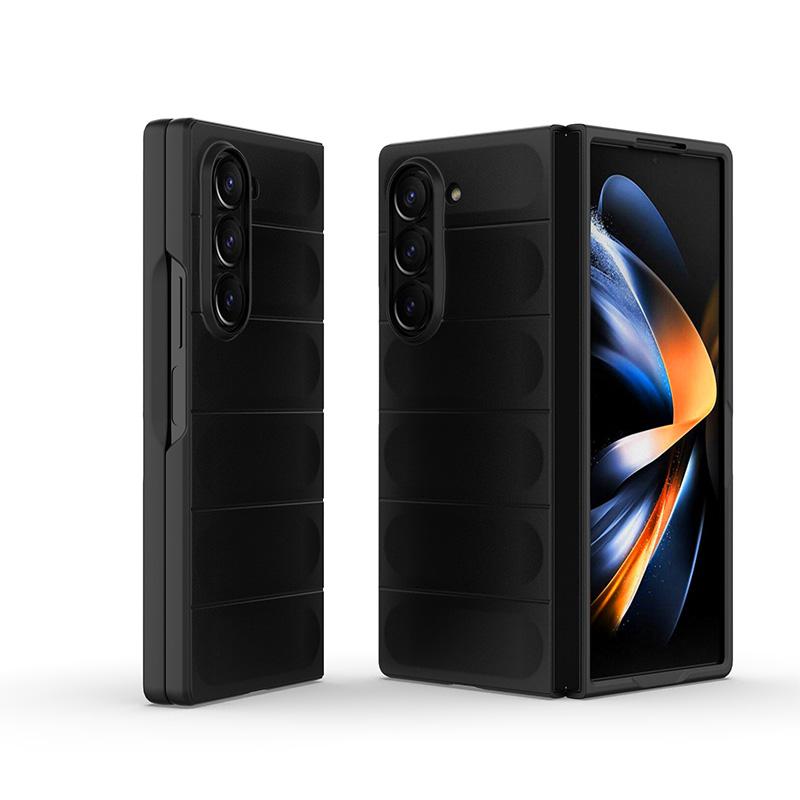 For Samsung Galaxy Z Fold 6 5 4 3 Fold6 Fold5 W22 W23 W24 5G Frosted Anti-fingerprint Super Anti-drop Lens All-inclusive Case Cover Protection Shell