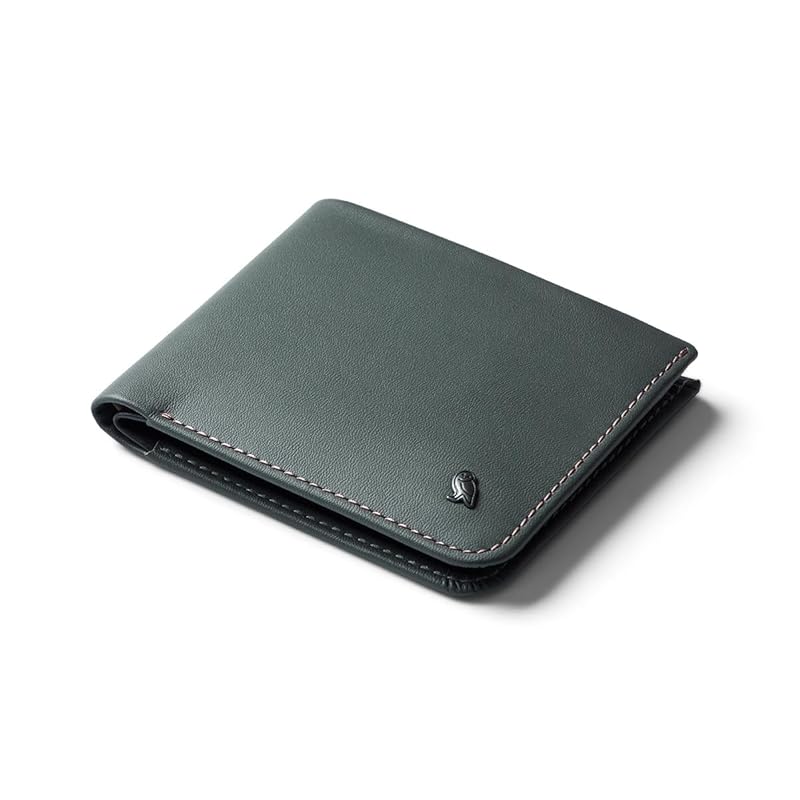 

[Bellroy] Hide & Seek, slim leather wallet, RFID selectable (with up to 12 cards) - Everglade