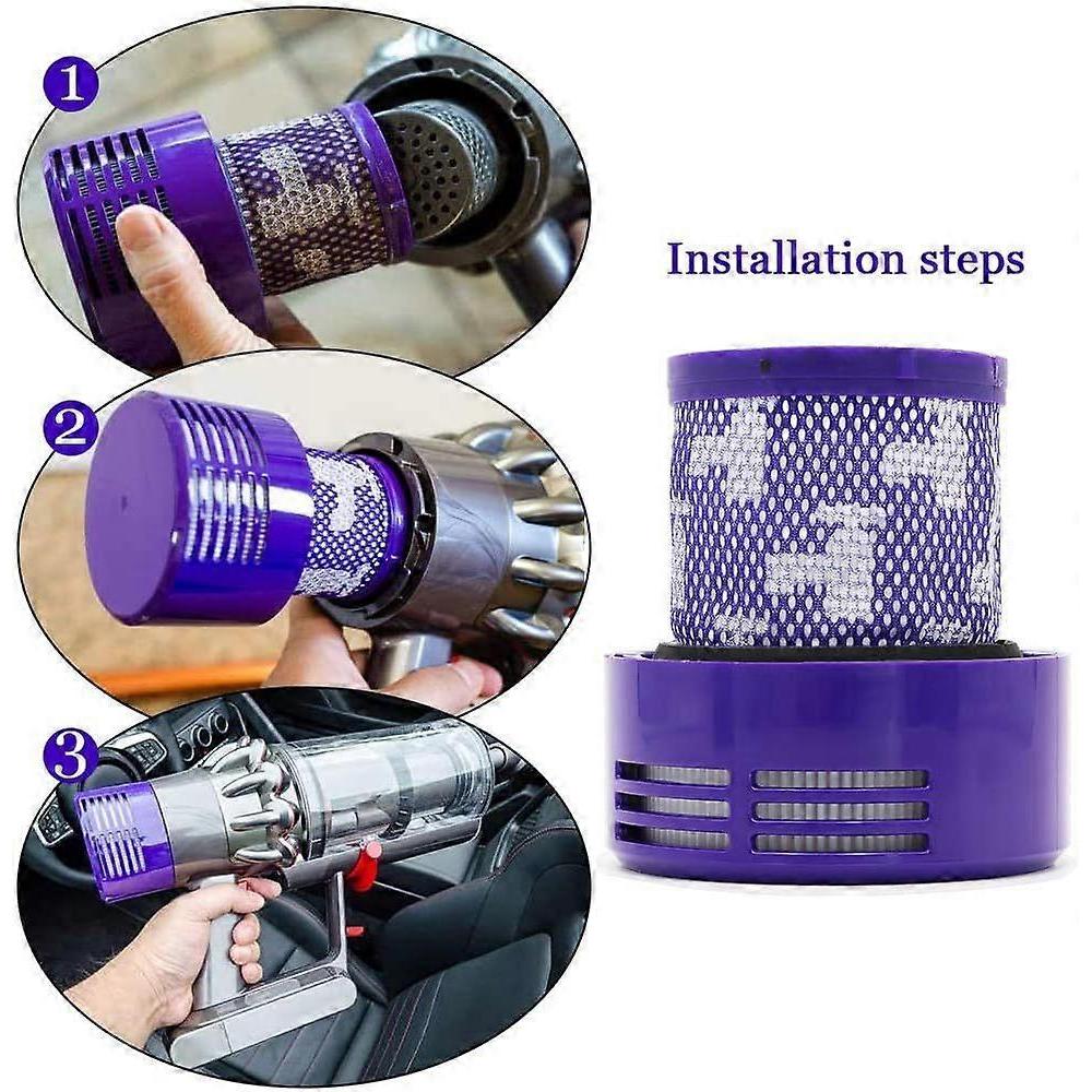 V10 Cordless Vacuum Cleaner Filter (2 Pieces)